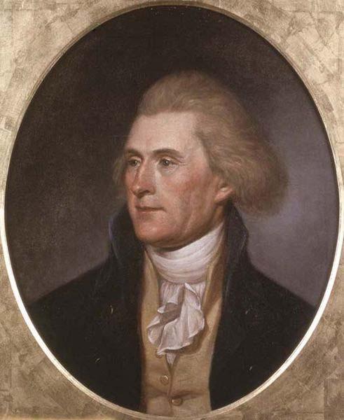 Charles Willson Peale Portrait of Thomas Jefferson oil painting picture